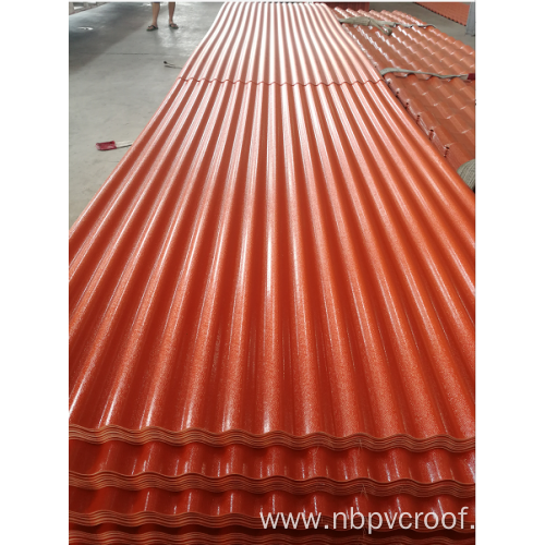 corrugated roof sheet heat proof roof tiles sheet